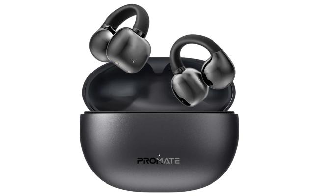 Promate AirClip AudioFit™ Open Ear Clip On TWS Earbuds w/ IntelliTouch